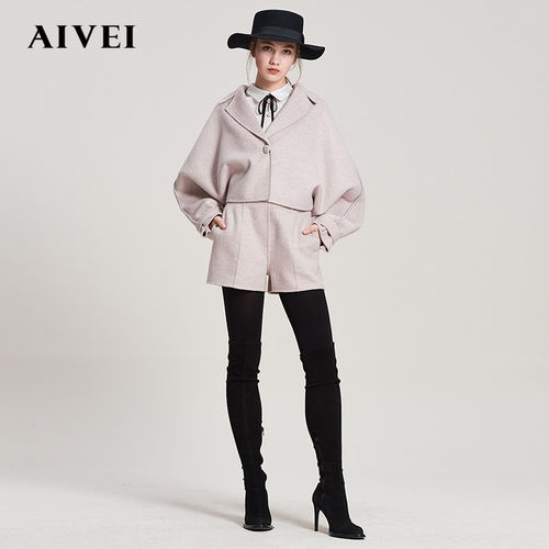 【特价】AIVEI艾薇毛呢高腰短裤2019冬季专柜正品L7601702-1280