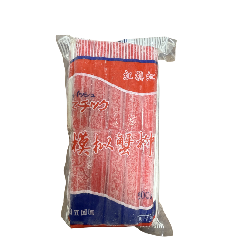 红旗红寿司料理蟹肉棒 日本料理 火锅大崎蟹柳 大崎蟹肉棒500克
