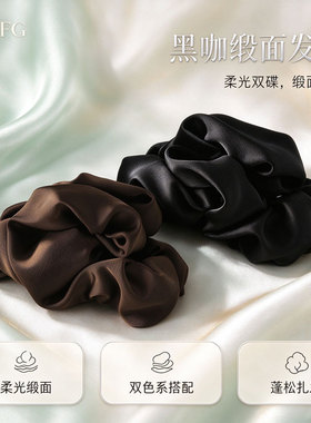 韩系显发量缎面云朵抓夹大号发量多鲨鱼夹高级感饱满后脑勺发饰女