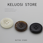 扣西服风衣外套扣上衣扣装 KELUOSI 高档大衣扣子女纽扣毛呢西装 饰