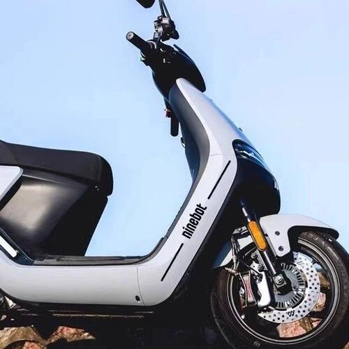 九号电动车M95CM85CN70mzm侧身创意拉花车贴划痕遮挡贴纸防水长条