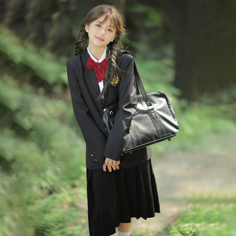 jk制服男女学生班服校服学院风西装长裙高中生西裤毕业运动会套装