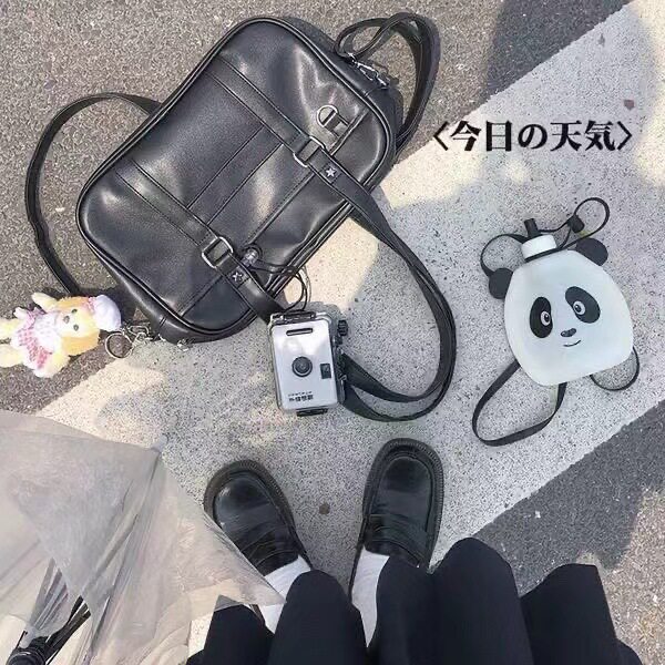 jk制服包PU高初中学生书包通勤斜挎包单肩大容量单肩包少女斜挎包