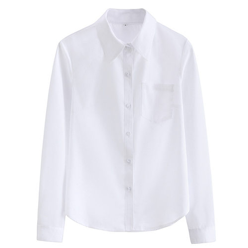 jk制服男女白衬衫学院风夏季短袖校服中学生白衬衣长袖合唱演出服
