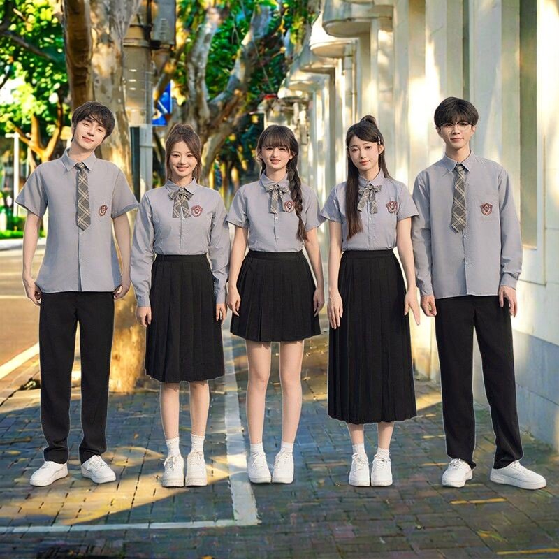 诗歌朗诵班服学院演出校服初中生合唱毕业朗诵演出服套装毕业班服
