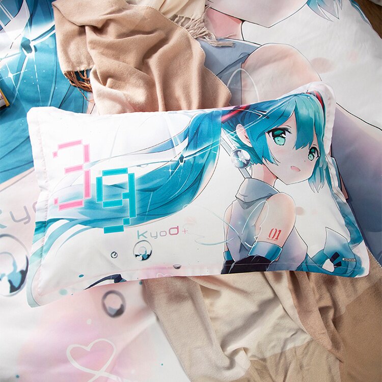 二次元动漫B站公主初音单人枕套