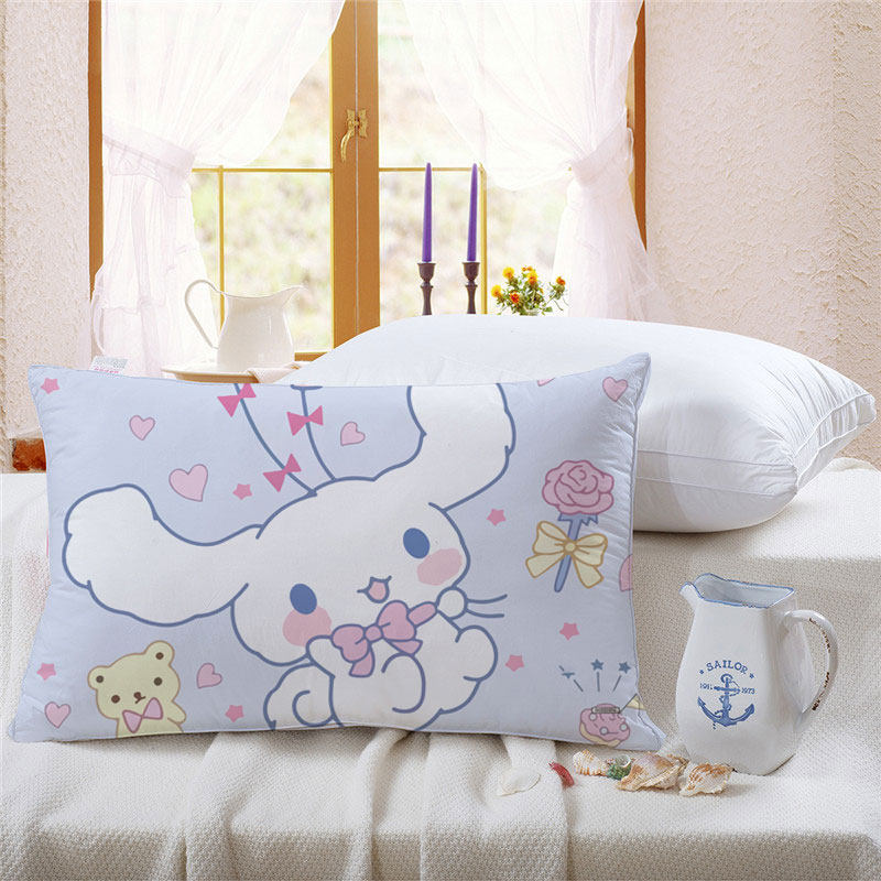 卡通玉桂狗可爱磨毛儿童单个枕套标准尺寸48X74枕头罩柔软不褪色