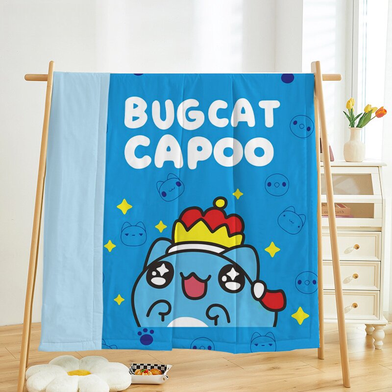 卡通猫猫虫咖波儿童纯棉空调被幼儿园午睡全棉夏凉被单双人薄被子