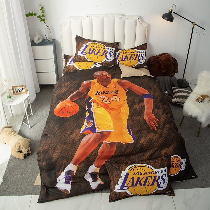 定做篮球运动风NBA球星科比印图单双人被套床品学生宿舍1.5被子罩