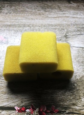 HE超白300  380  480 小鱼缸内置专用棉 过滤棉 黄色棉3块