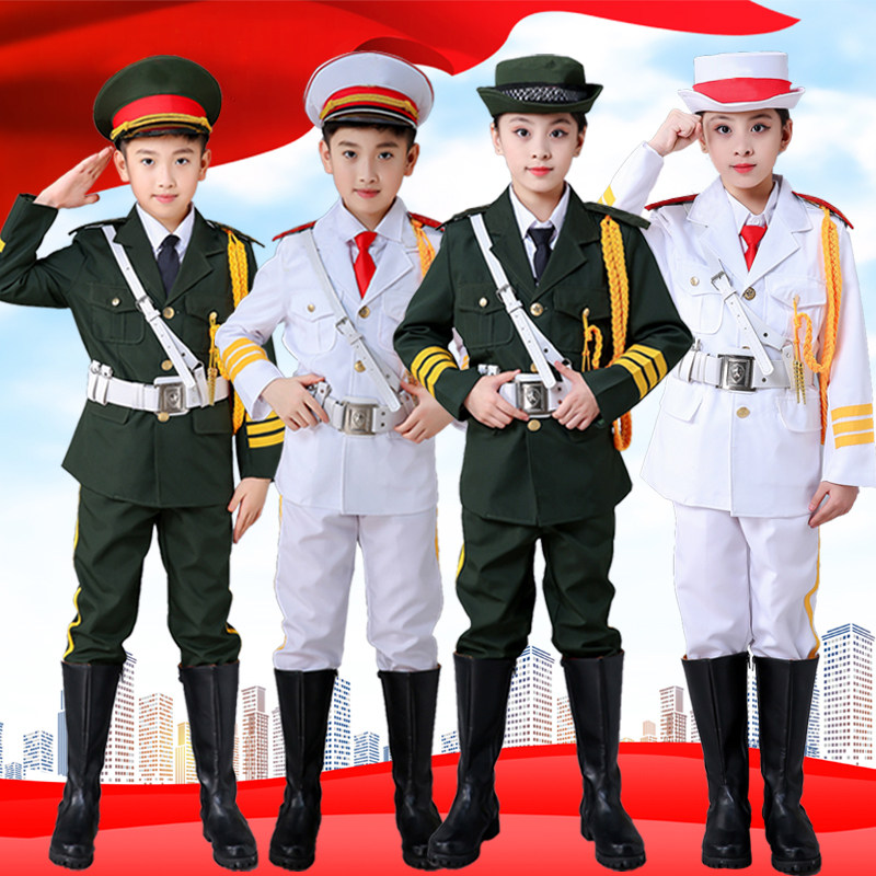 儿童升旗手服装国旗班旗手服装中小学生升旗手服装学校升国旗服装