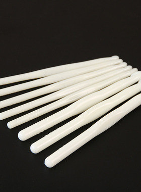 3/4/5/6/7/8/9单头塑料金属彩色铝合金钩针钩织编织帽子钩针包邮