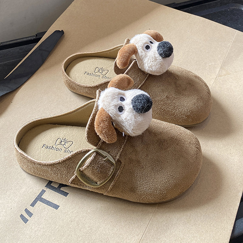 女童防滑凉拖鞋2026夏季儿童外穿软底厚底勃肯鞋居家舒适半拖鞋