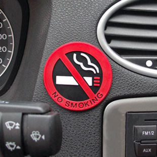 Smoking stickers in car supplies for smoking car stickers/No Smoking logo stickers