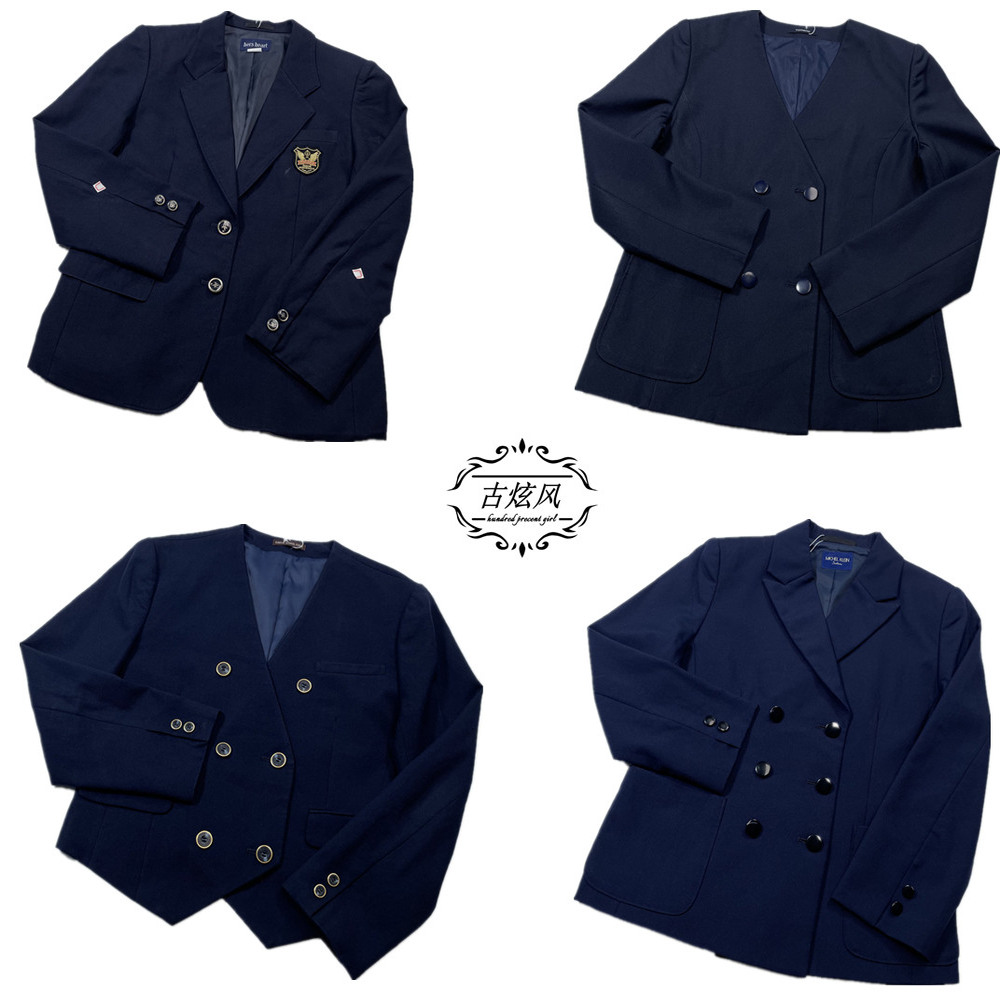日制校供正统学生宽松制服学院风