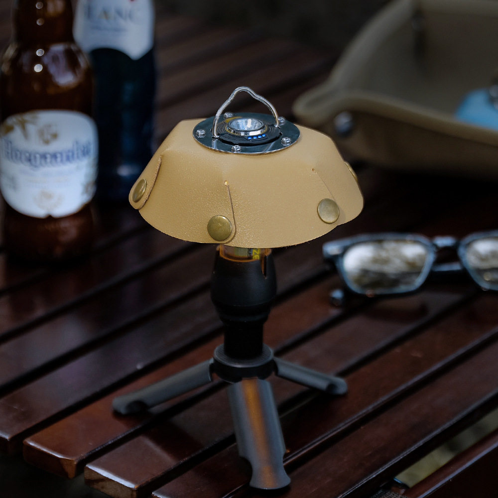 户外野营灯罩goalzero复古花反光灯罩防雨灯套露营挂灯皮革灯罩