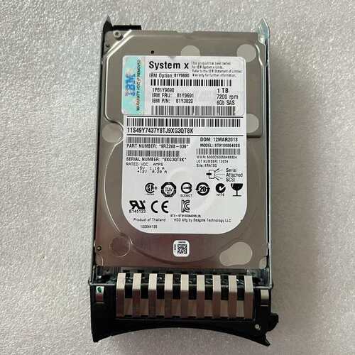 议价IBM 81Y9691 1T 7.2K 6G SAS 2.5可维修