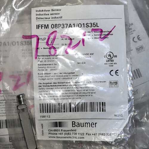 议价BAUMER堡盟传感器IFFM 08P37A1/O1S35L可维修