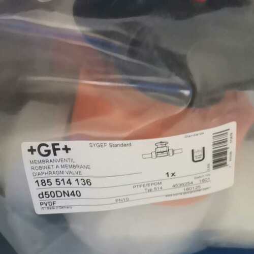 议价GF隔膜阀 PVDF d50DN40 型号：185可维修
