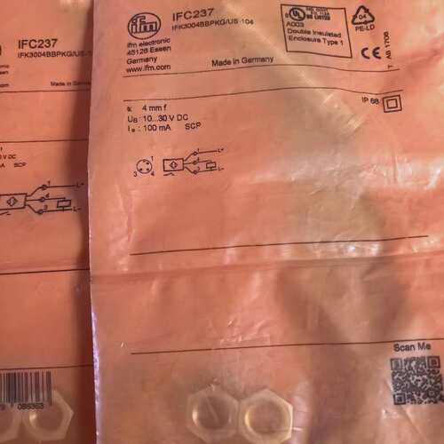 议价IFC237易福门接近开关 IFC237德国IFM产可维修