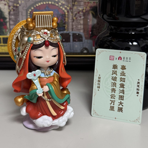 现货福福贴贴妈祖盲盒招财摆件