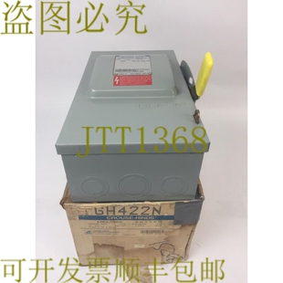 原装供应CROUSE HIND GH422N 保险丝封闭开关 60A 240VAC 3 极 类