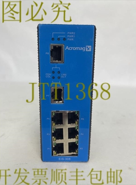 原装供应ACROMAG EIS-308 8 WEB 管理端口版本 1.3 输入 24VDC 0.