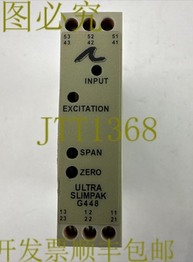 原装供应动作仪器 ULTRA SLIMPAK G448-0002 18-30VDC 信号传感器
