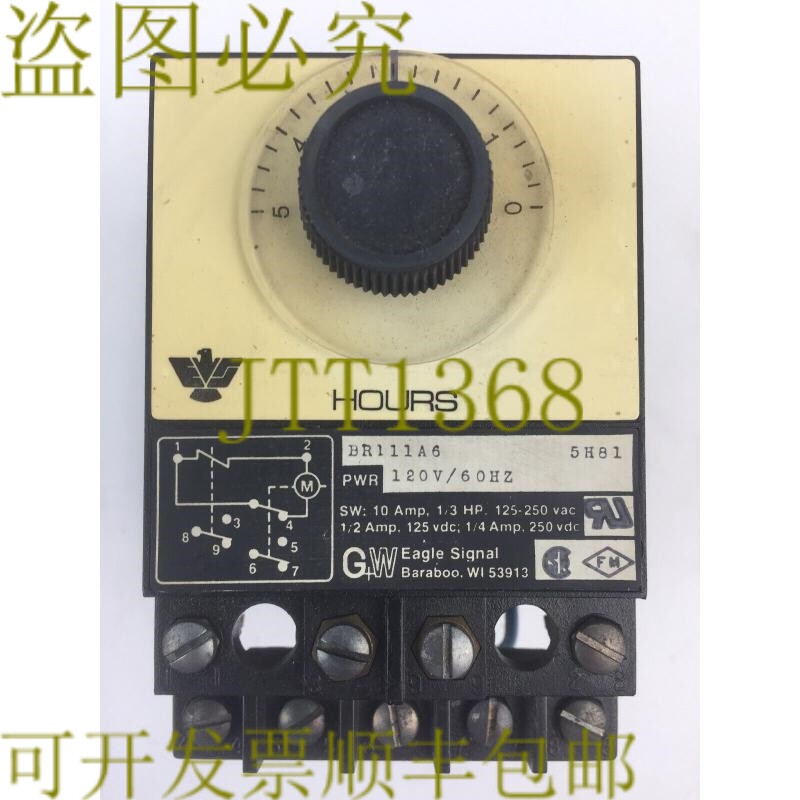 原装供应GW EAGLE SIGNAL BR111A6 定时器 120V 60HZ 10A 125-250