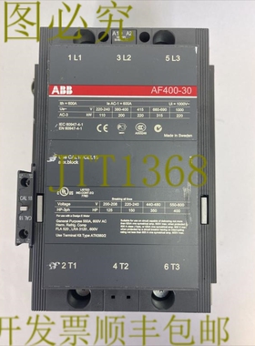 原装供应   AF400-30 接触器 600VAC 400 3PH 3P 550A 线圈 100-