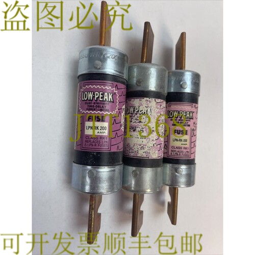 原装供应BUSSMANN LPN-RK 200 低峰值 RK1 级保险丝延时 200AMP 2
