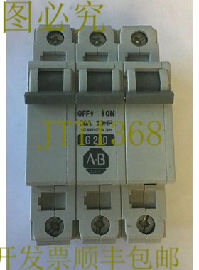 原装供应AB 1492-CB3 手动电机控制器 SER C 20A 10 480Y/277VAC