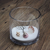 圆形玻璃鱼缸加厚高品质手工产品高透亮圆筒花瓶桌面金鱼缸小型鱼