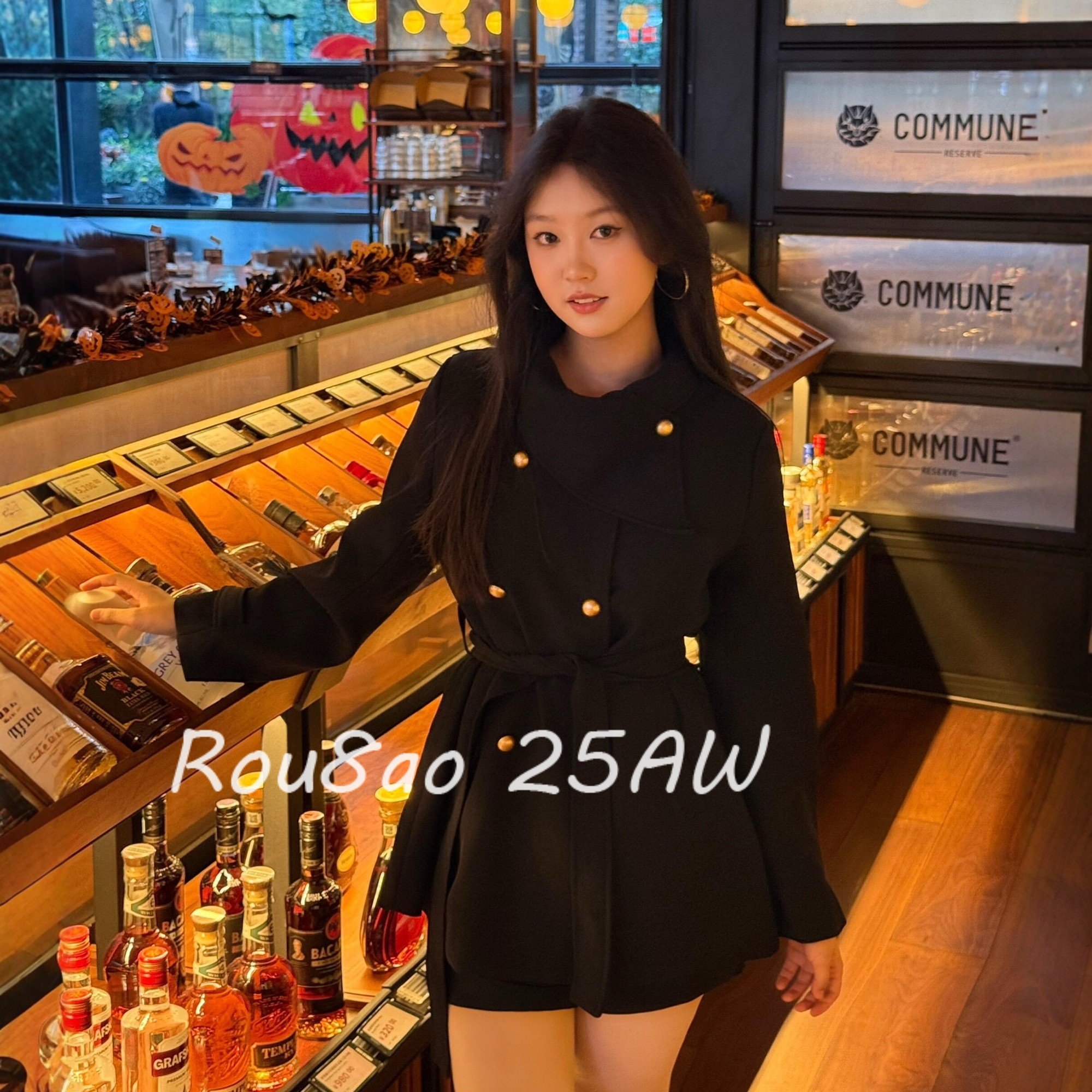 Rou8ao微胖大码女装小香风正肩风衣外套微胖mm收腰显瘦保暖大衣,女装/女士精品,大码呢大衣,淘宝优惠券,粉丝福利购,淘宝优惠卷