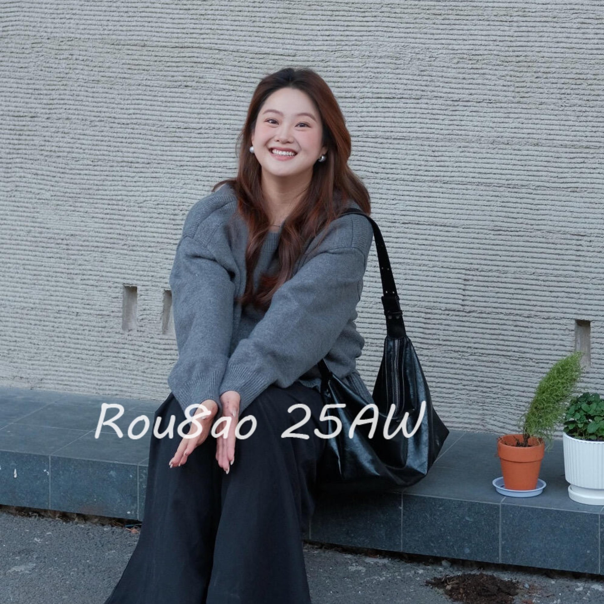 Rou8ao微胖大码女装韩版时尚荷叶边下摆针织衫秋冬大码高级感毛衣,女装/女士精品,大码内搭,淘宝优惠券,粉丝福利购,淘宝优惠卷