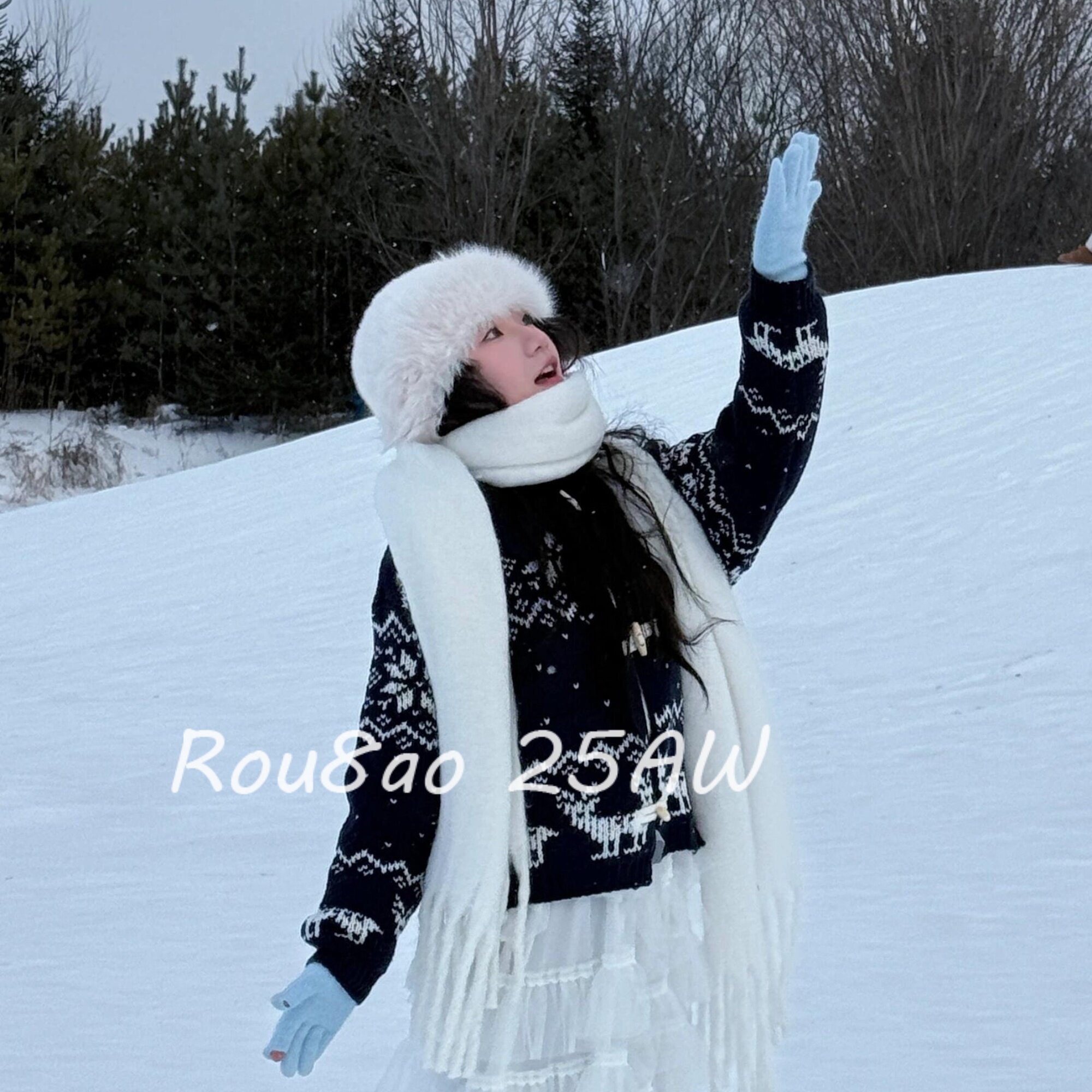 Rou8ao微胖大码女装费尔岛重工牛角扣提花加厚毛衣气质百搭针织衫,女装/女士精品,常规大码外套,淘宝优惠券,粉丝福利购,淘宝优惠卷