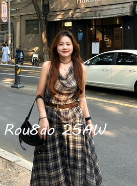 Rou8ao微胖大码女装2026夏韩剧穿搭胖MM显瘦上衣法式半身裙两件套