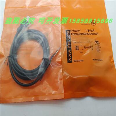 M12连接线EVC001母头四针直头线长2米带插头连接电缆全新现货