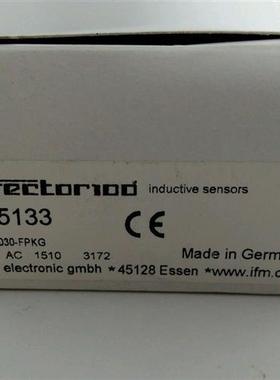 正品德国IFM易福门接近开关IB5133 IBE3030-FPKG