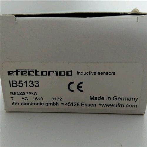 正品德国IFM易福门接近开关IB5133 IBE3030-FPKG