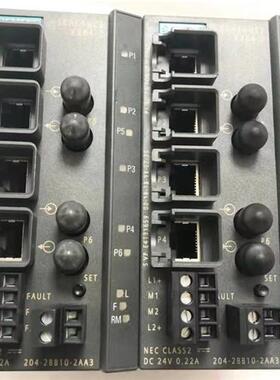 拆机9成新SCALANCE X216交换机6GK5 216-0BA00-2AA3 2AC2