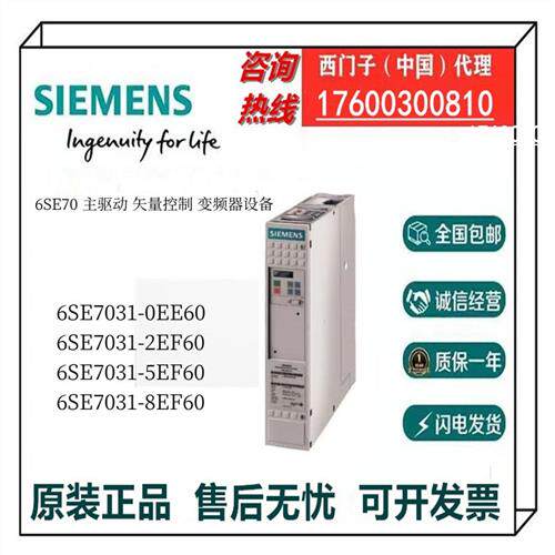 6SE70 主驱动 矢量控制 6SE7031-0EE60/2EF60/5EF60/8EF60