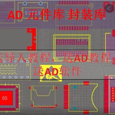 AD PCB封装库 3D库 元件库 STM32 AD封装库 直接导入使用
