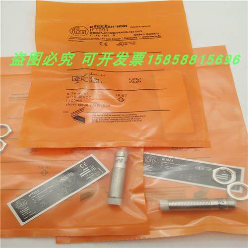 传感器IFT201插头PNP常闭IFB3007-APKG/M/V4A/US-104-DPO