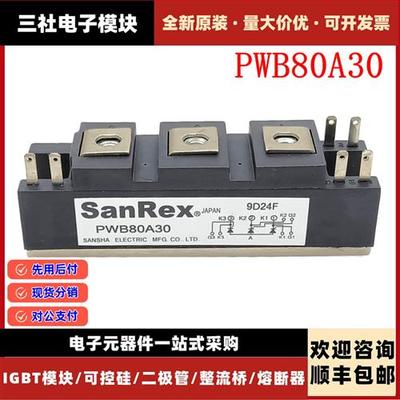 SanRex三社可控硅模块PWB80A30 40 PWB60A30 PWB200AA40 全新原装