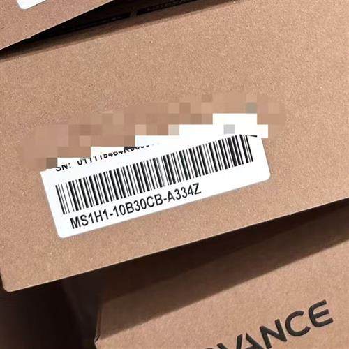全新 伺服100W抱闸电机 MS1H1/H4-10B30CB-A334Z 原装正品