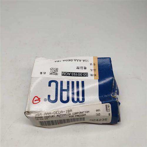 全新原包装美国MAC电磁阀 35A-AAA-DEDA-1BA