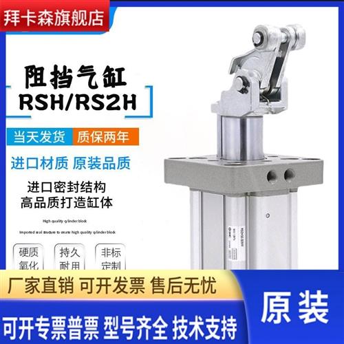 SMC型重载型止动阻挡气缸RSH20/RSH32-15/20DL/DM/BL/B
