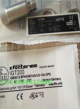 IGT200四针插头式PNP常开电感式传感器M18金属感应全新