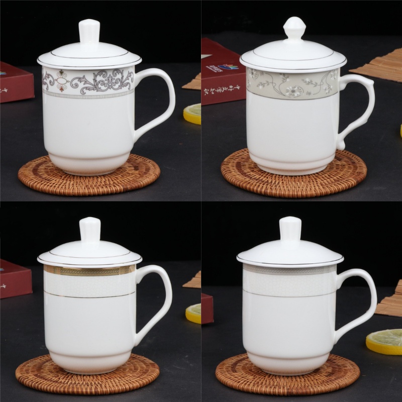 优质陶瓷杯办公杯银河杯会务杯会议杯泡茶杯喝水杯随手杯